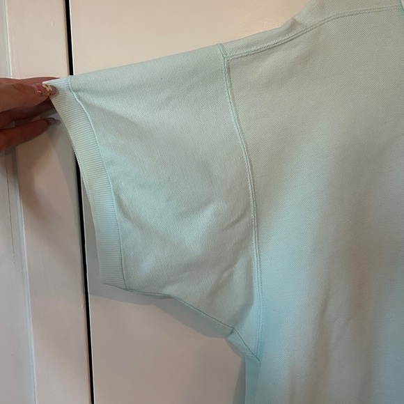 PATAGONIA | Vintage Light Blue Polo Cotton Short Sleeve Shirt - Picture 3 of 16